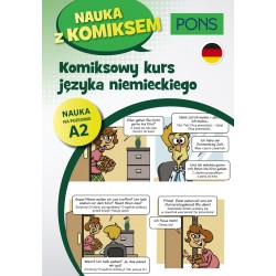 Komiksowy kurs języka niemieckiego A2 PONS motyleksiazkowe.pl