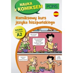 Komiksowy kurs języka hiszpańskiego A2 PONS motyleksiazkowe.pl