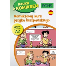 Komiksowy kurs języka hiszpańskiego A2 PONS motyleksiazkowe.pl