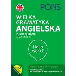 Wielka gramatyka angielska z ćwiczeniami A1-C1 PONS motyleksiazkowe.pl