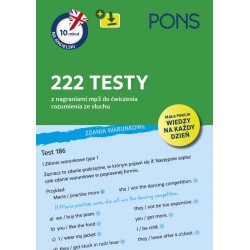 10 minut na angielski 222 testy A1-A2 PONS motyleksiazkowe.pl