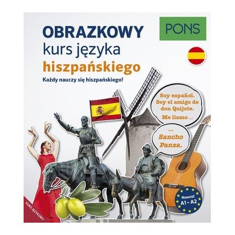 Obrazkowy kurs języka hiszpańskiego A1-A2 PONS motyleksiazkowe.pl