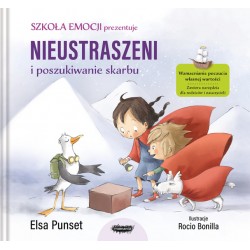 Nieustraszeni i poszukiwanie skarbu Elsa Punset okładka motyleksiazkowe.pl