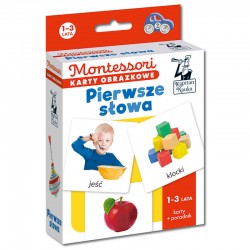 Montessori Karty obrazkowe Pierwsze słowa motyleksiazkowe.pl
