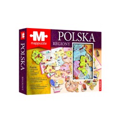 Mappuzzle Polska Regiony motyleksiazkowe.pl