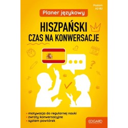 Planer językowy Hiszpański Czas na konwersacje motyleksiazkowe.pl