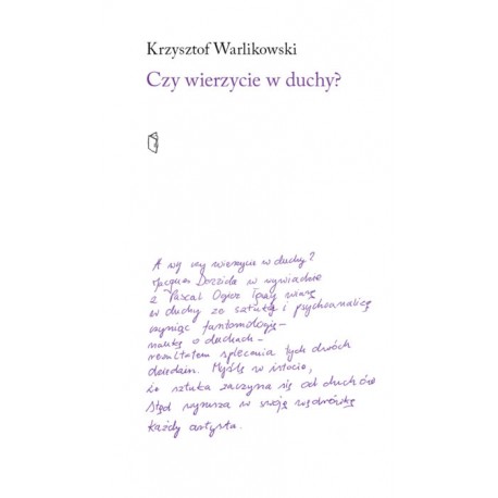 Czy wierzycie w duchy Krzysztof Warlikowski motyleksiazkowe.pl