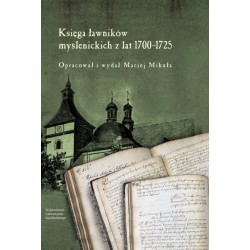 Księga ławników myślenickich z lat 1700-1725 motyleksiazkowe.pl