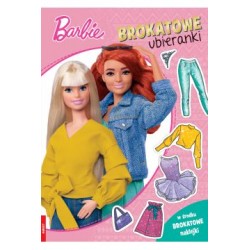 Barbie Brokatowe ubieranki motyleksiazkowe.pl