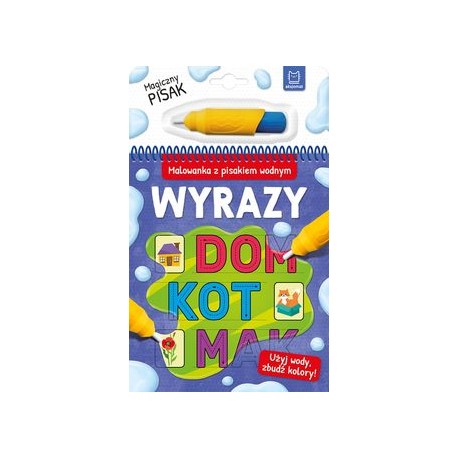 Wyrazy Malowanka z pisakiem wodnym motyleksiążkowe.pl