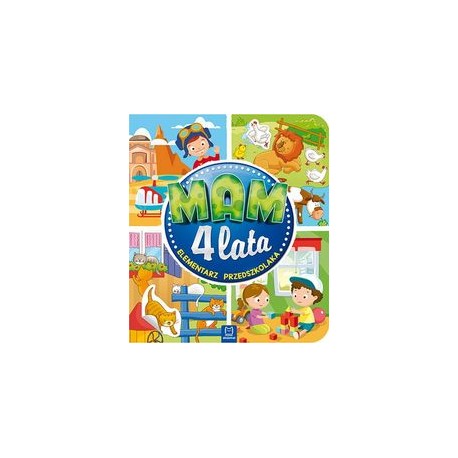 Mam 4 Lata Elementarz przedszkolaka motyleksiążkowe.pl