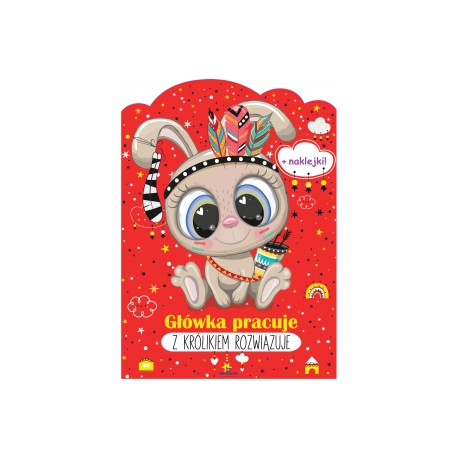 Główka pracuje Z królikiem rozwiązuje motyleksiążkowe.pl