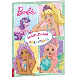Barbie Naklejam i Koloruję