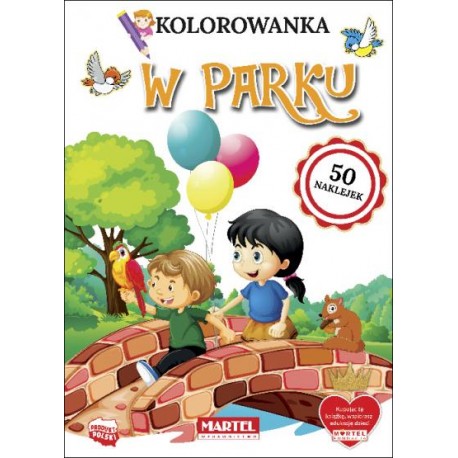 Kolorowanka W parku motyleksiążkowe.pl