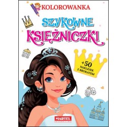 Kolorowanka Szykowne Księżniczki motyleksiążkowe.pl