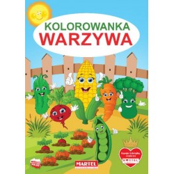 Kolorowanka Warzywa motyleksiązkowe.pl