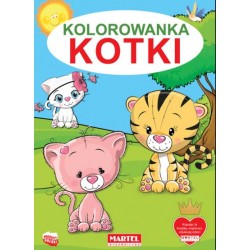 Kolorowanka Kotki motyleksiążki.pl