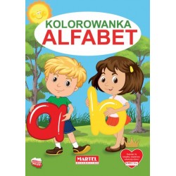 Kolorowanka Alfabet motyleksiążkowe.pl