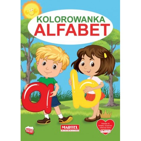 Kolorowanka Alfabet motyleksiążkowe.pl