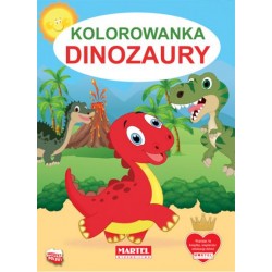 Kolorowanka Dinozaury motyleksiążkowe.pl