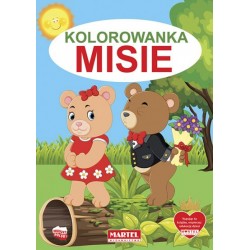 Kolorowanka Misie motyleksiązkowe.pl