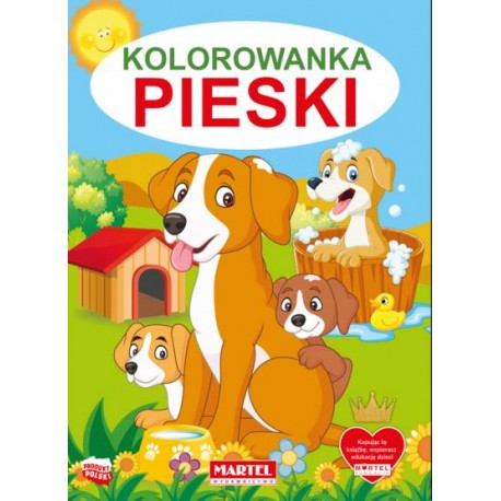 Kolorowanka Pieski motyleksiązkowe.pl