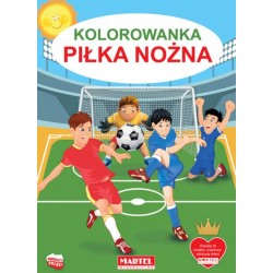 Kolorowanka Piłka nożna motyleksiązkowe.pl