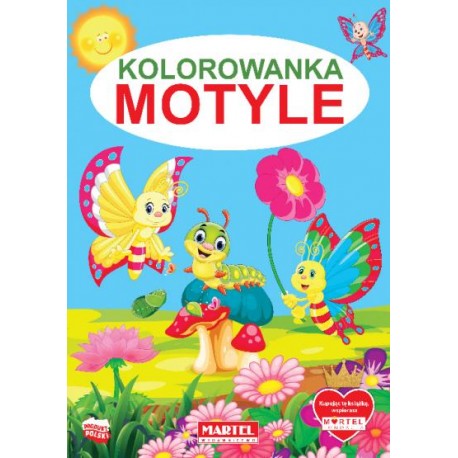 Kolorowanka Motyle motyleksiązkowe. pl