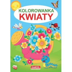 Kolorowanka Kwiaty motyleksiążkowe.pl