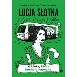 Lucja Słotka Kobieta która kochała legwana Marta Guzowska Leszek Talko motyleksiązkowe.pl