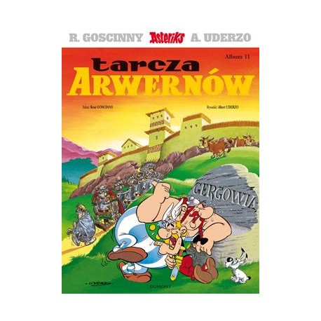 Tarcza Arwernów Rene Goscinny Albert Uderzo motyleksiązkowe.pl