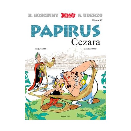 Papirus Cezara Rene Goscinny Albert Uderzo motyleksiązkowe.pl