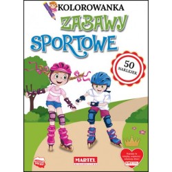 Kolorowanka Zabawy sportowe motyleksiązkowe.pl