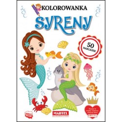 Kolorowanka Syreny motyleksiązkowe.pl