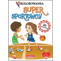 Kolorowanka Super Sportowcy motyleksiązkowe.pl