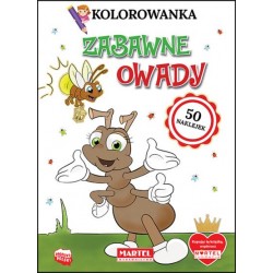 Kolorowanka Zabawne owady motyleksiązkowe.pl
