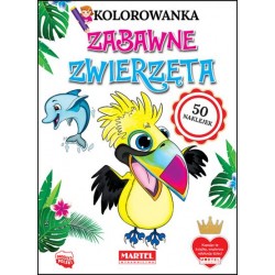 Kolorowanka Zabawne zwierzęta motyleksiązkowe.pl
