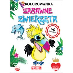 Kolorowanka Zabawne zwierzęta motyleksiązkowe.pl