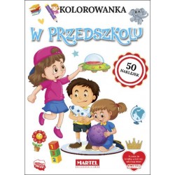 Kolorowanka W przedszkolu motyleksiążkowe.pl