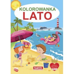 Kolorowanka Lato motyleksiązkowe.pl