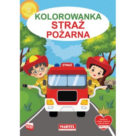 Kolorowanka Straż pożarna motyleksiązkowe.pl