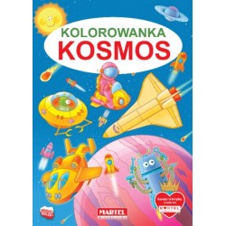 Kolorowanka Kosmos motyleksiążkowe.pl