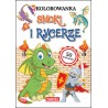 Kolorowanka Smoki i rycerza