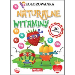 Kolorowanka Naturalne witaminy motyleksiązkowe.pl