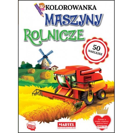 Kolorowanka Maszyny rolnicze motyleksiążkowe.pl