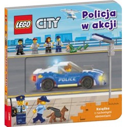Lego City Policja w akcji Książka z ruchomymi elementami motyleksiążkowe.pl