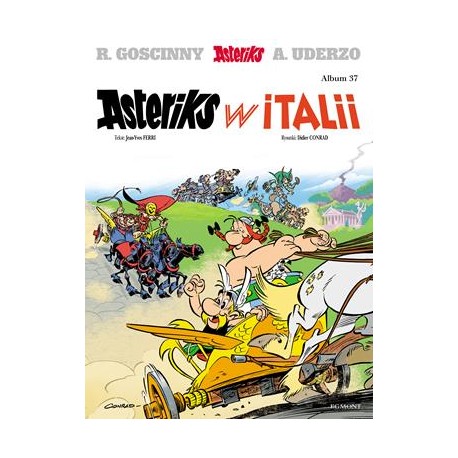 Asteriks w Italii Rene Goscinny Albert Uderzo motyleksiązkowe.pl
