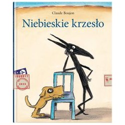 Niebieskie krzesło Claude Boujon motyleksiążkowe.pl