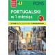 Portugalski w 1 miesiąc Szybki kurs językowy z nagraniami motyleksiażkowe.pl
