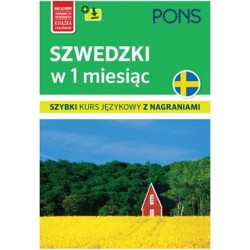 Szwedzki w 1 miesiąc Szybki kurs językowy z nagraniami motyleksiążkowe.pl